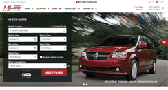 Desktop Screenshot of milescarrentalhouston.com